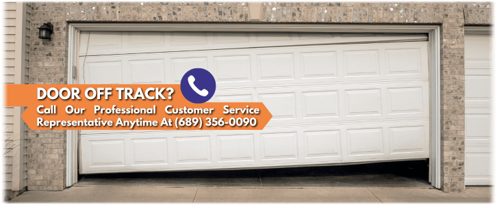 Garage Door Off Track In Location